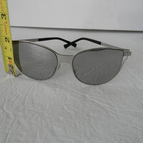 VERSACE WM\'S SILVER SUNGLASSES W/CASE AND BOX main image 6